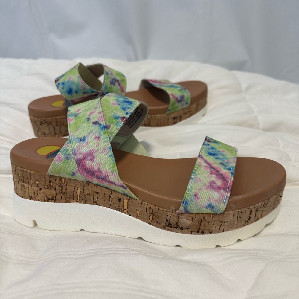 Maui Island MOANA Platform Sandal Size 6